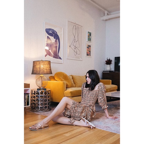 Faithfull The Brand Wyldie Midi Dress Size 6 - Picture 10 of 10